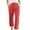 Red, variant on frariair Cropped Straight Leg Dress Pants For Women High Waisted Comfort Fit Professional Business Attire Ankle Length Work Slacks Green