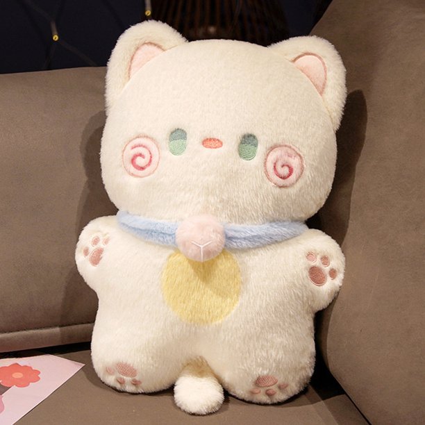 Puntoco Lindo y lindo juguete de gatito negro, gatito blanco, pequeño gatito, decoración del hogar, regalo de cumpleaños para niños y niñas