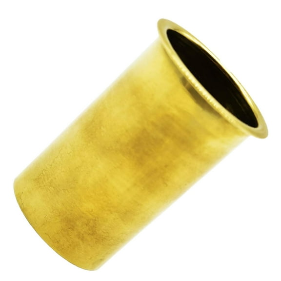 MARINE CITY Brass Drain Tube, Durable, Corrosion-Resistant, Lightweight & Stylish, 1 x 1-7/8 Inches, Perfect for Transoms, Boats,  Motors, Bait, and More Pack of 1