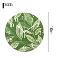 thumbnail image 2 of 10 Inch Wall Clock Battery Operated Silent Clock Decorative for Office, Kitchen, Outdoor, Living Room，Spring Summer Nature Tropical Plants attractive, 2 of 4