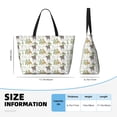 thumbnail image 4 of Disketp Jungle Animal Bolsa de Playa de Gran Capacidad, Bolso Impermeable y a Prueba de Arena para Mujer, Ideal para Playa, Piscina y Natación, 4 of 7