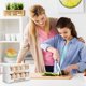 thumbnail image 4 of Proprietary Eggs Organizer Refrigerator Side Door Storage Rack Stackable Kitchen Special Preservation Box Storage Box Feature:Quantity: 1PcsClour:Green, whiteMaterial:plasticsProduct, 4 of 6