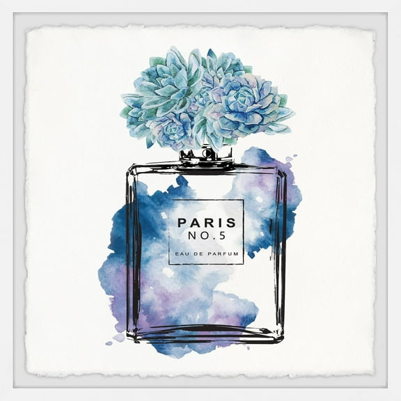 Marmont Hill Floral Blue II by Amanda Greenwood Framed Wall Art