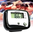 thumbnail image 3 of iaksohdu Pedometer Multi-functional Battery-saving ABS Portable Walking Counter for Walking, 3 of 8