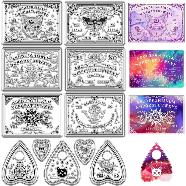 Sellos transparentes de polilla, gato negro, escamas, fases lunares mágicas para manualidades, álbumes de recortes, diarios, álbumes de fotos, tarjetas decorativas y mucho más.