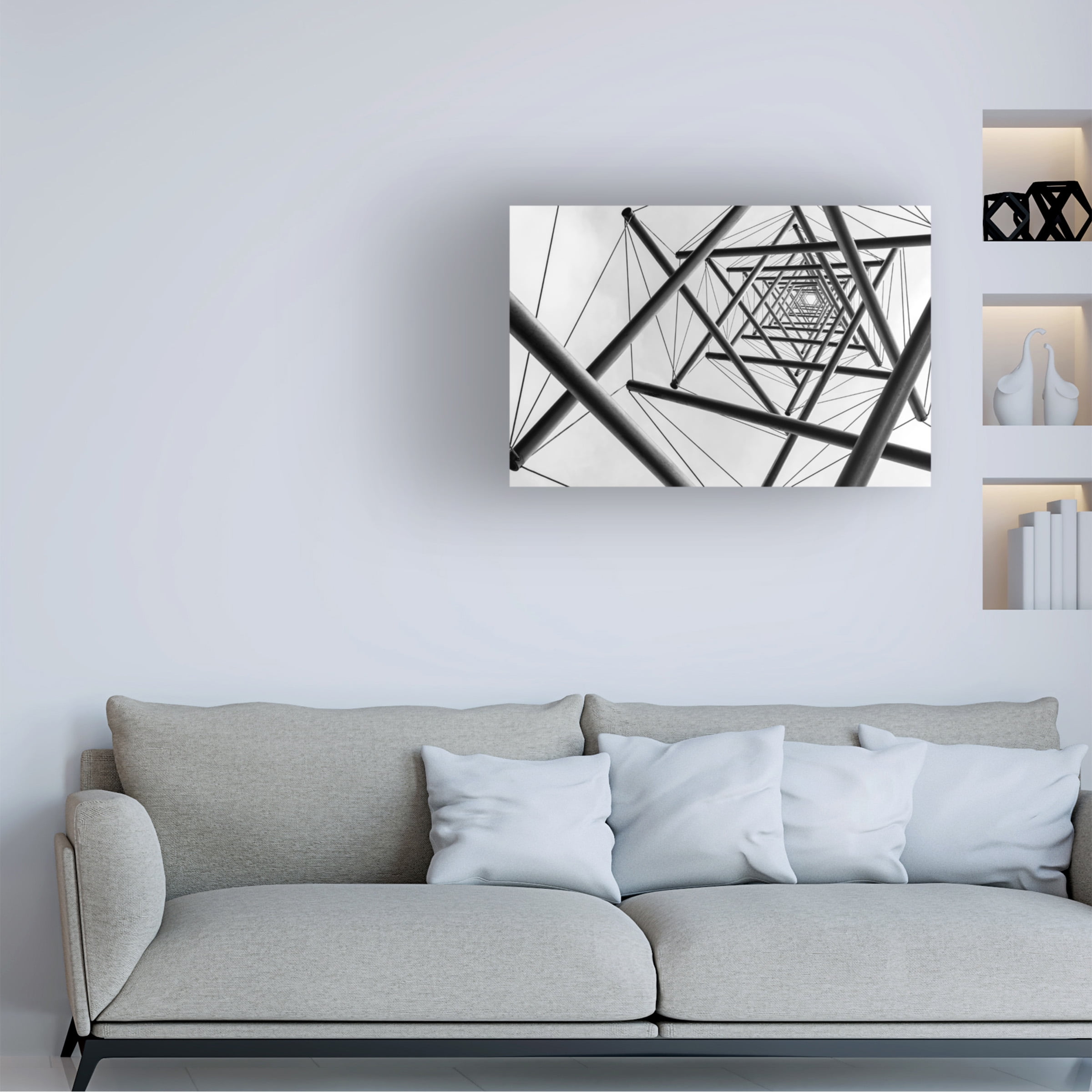 Carla Vermeend 'Lines' Canvas Art