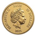 thumbnail image 2 of 2021 Niue 1/4 oz Proof Gold: Lord Voldemort, 2 of 4