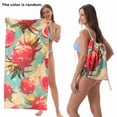 thumbnail image 2 of 2-in-1 Foldable Portable Bag for Beach Towel Storage, Printed Bath Towels, Integrated Beach Towel Bag with Storage, 2 of 6