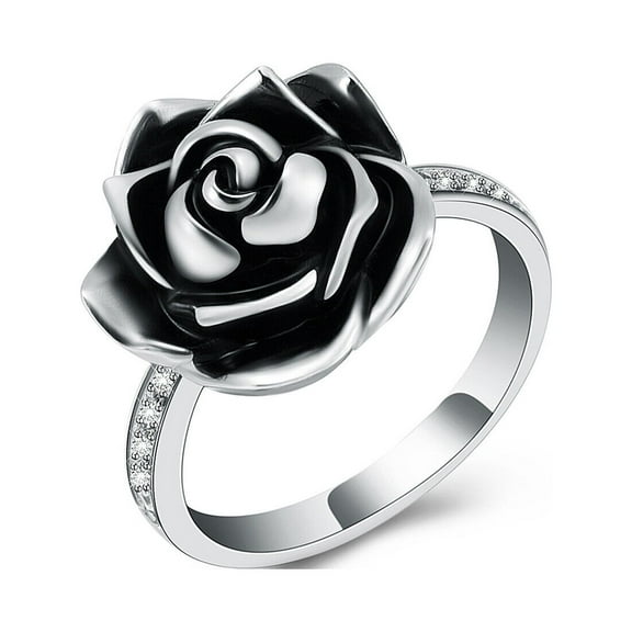 Constantlife Rose Cremation Jewellery Urns For Ashes Keepsake Urn Ring for Memorial Human Pet