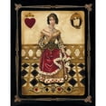 thumbnail image 3 of Gorham, Gregory 12x14 Black Modern Framed Museum Art Print Titled - Harlequin Queen, 3 of 5