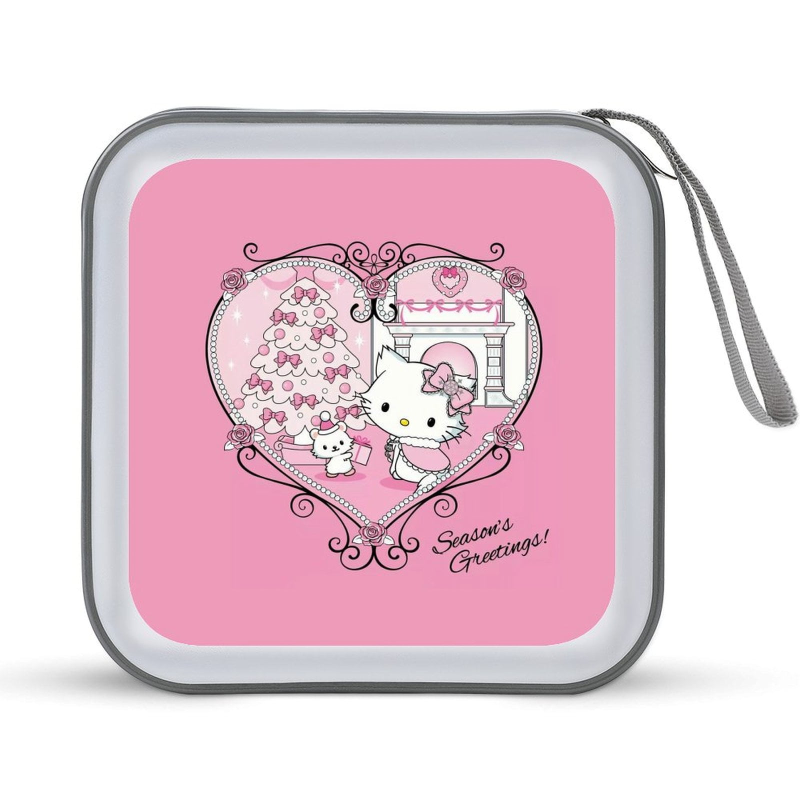 Leopard Hello Kitty584 40 Capacity CD Cases, Large DVD/VCD Storage