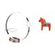 thumbnail image 5 of Portabotellas de vino,Soporte para botellas de vino,soporte para botellas de vino,estante de hierro,Figura de escritorio,Estatua tradicional sueca del caballo de Dala,Figura creativa del, 5 of 8
