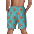 thumbnail image 2 of Lsque Mens Swim Trunks Funny Chicken Pattern - Bathing Suit Compression Liner - Beach Swim Shorts Swimwear - (S-3XL) - Stretch Quick Dry -Medium, 2 of 9