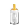 thumbnail image 1 of Bewildely Botella de aceite de vidrio con cepillo para hornear, pastelería, cocina, herramienta de hilvanado de fluidos, transparente, recargable, Cocina y Comedor Amarillo 250ML Bewildely HA064279-01B, 1 of 6