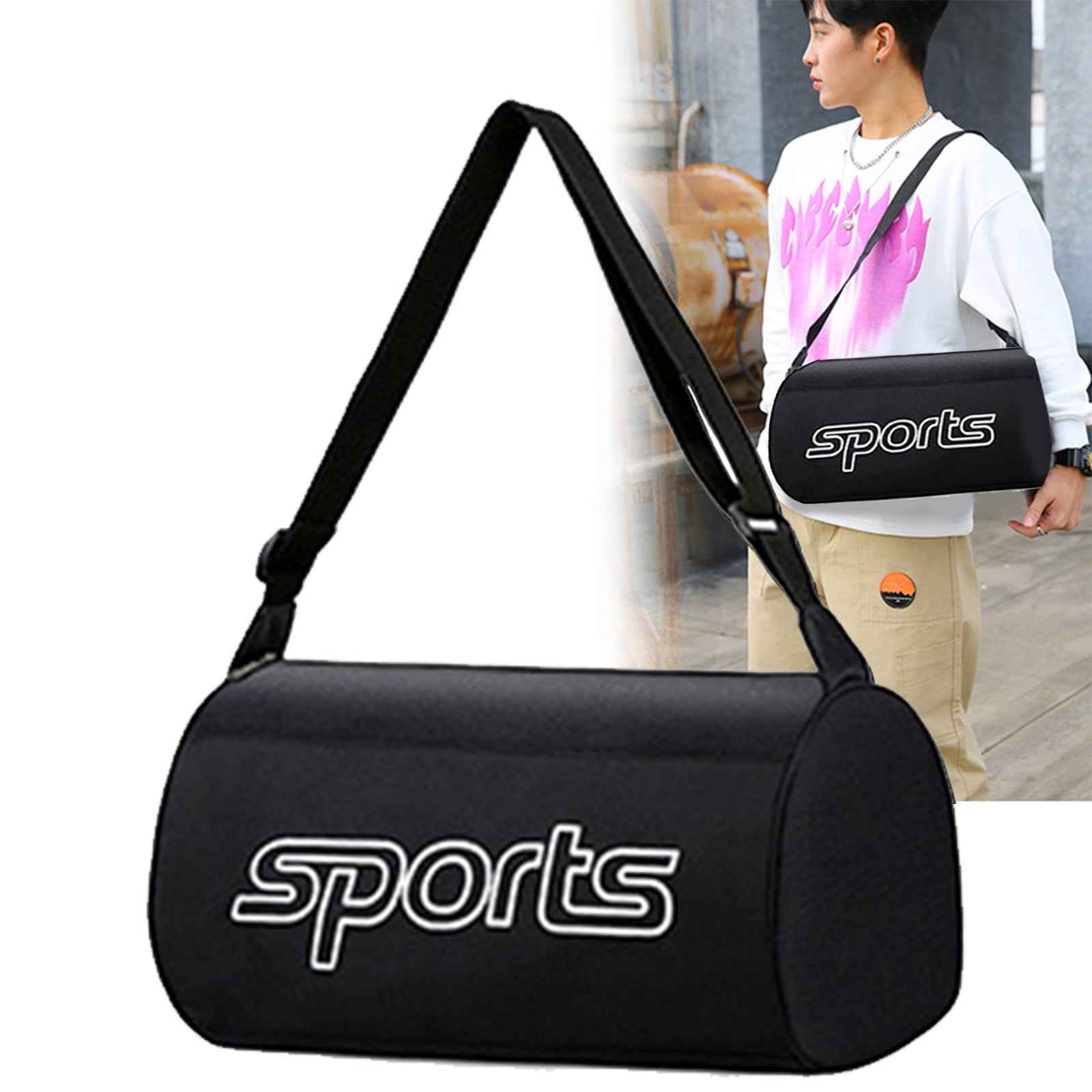 Gym Bag for Women Mens with Wet Shoe Compartment,Small Duffle Bag for Travel Sport Gym Tote Bags Workout Bag Overnight Weekend-er Bag Travel Bag