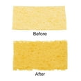 thumbnail image 5 of 25PCS Soldering Sponge 5 x 3.5cm Rectangle Deep Yellow 6mm Water Absorption Thickness Cleaning Pads Welding Tip, 5 of 7
