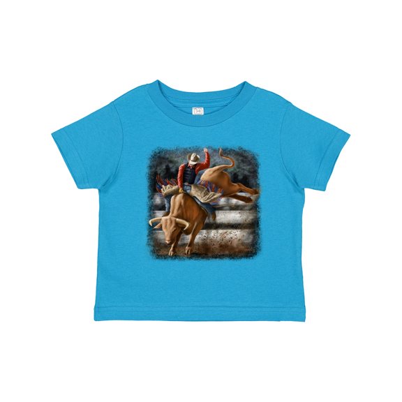 Inktastic Bull Riding Boys or Girls Toddler T-Shirt