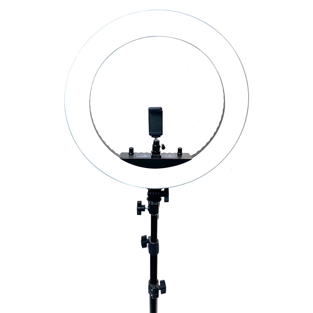 PVUEL 18" LED SMD Ring Light Kit w/ Tripod Stand For Cell Phone Camera Selfie Makeup
