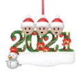 thumbnail image 2 of FFENYAN Christmas Tree Ornament PVC Art Personalized Survived Family Of Ornament 2021 Christmas Holiday Decor MultiColor, 2 of 6