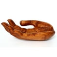 thumbnail image 5 of Wooden Handmade Hand Palm Fruit Decorative Bowl Centerpiece Hand Carved Art Home Decor Gift Decoration Artwork Handcrafted Storage Wood Serving Bowls, 5 of 6