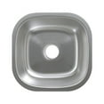 thumbnail image 5 of Toulouse 16 x 16 Stainless Steel, Single Basin, Undermount Kitchen Sink, 5 of 11