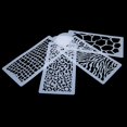 thumbnail image 4 of Translucent Lace Cake Stencil, Flexible 4PCS Flower Cake Stencil, Durable For Cake ANGGREK Otros, 4 of 8