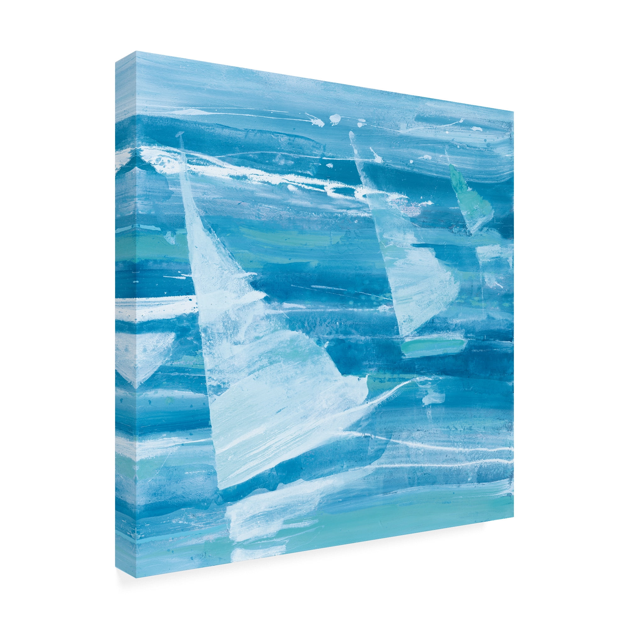 Trademark Fine Art 'Summer Sail II Blue' Canvas Art by Albena Hristova