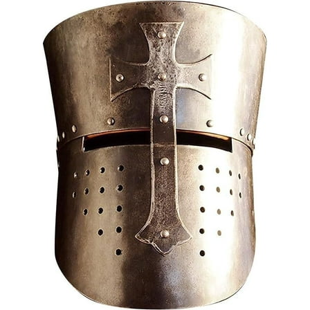 Medieval Crusader Helmet 12th Century Templar Crusader Knight Armor Helmet Greek Roman Spartan