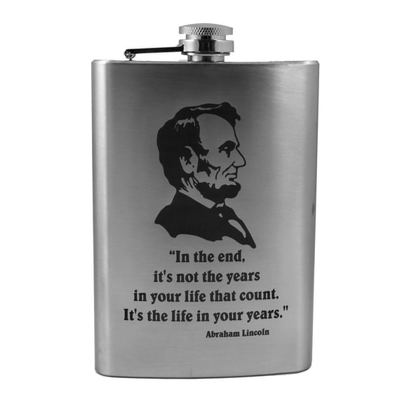 8oz In the End Flask L1