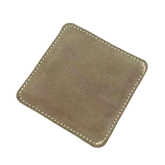 Toalla para taco de billar, toalla limpia para taco de billar, PU portátil, ligera, 9,5 cm x 9,5 cm, cómodos accesorios para clubes deportivos de bill Verde
