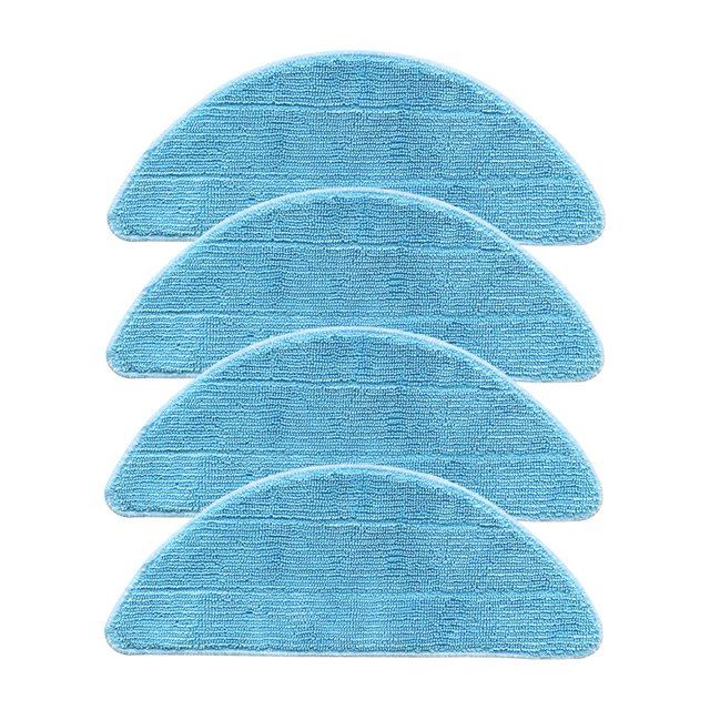 BUYISI 4 Pack Microfiber Mop Cloth Kit For Ilife G9/G9Pro/V9/V9Pro 3-In-1 Robot Vacuum Mop Pad Home Cleaning Tool Replacement Parts