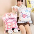 thumbnail image 5 of Muñeco de peluche de My Melody, Pochacco, Cinnamoroll, 6 piezas, Anime, almohada creativa, decoración del hogar, bolsa de Kuromi, 5 of 5