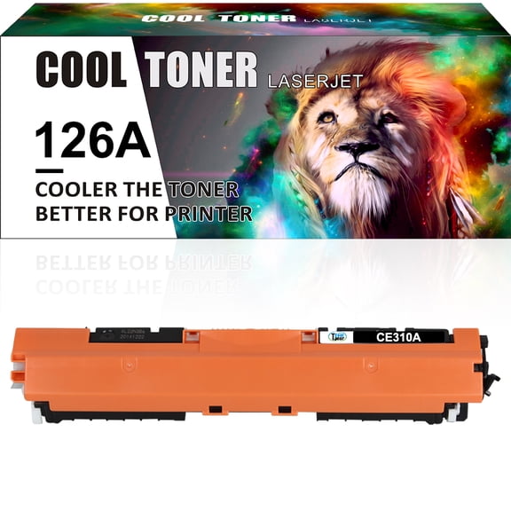 Ink realm 126A Black Cartridge Compatible for HP 126A CE310A CE312A CE313A CE314A LaserJet Pro CP1025 TopShot M275 100 Color MFP M175A M175NW Print Ink