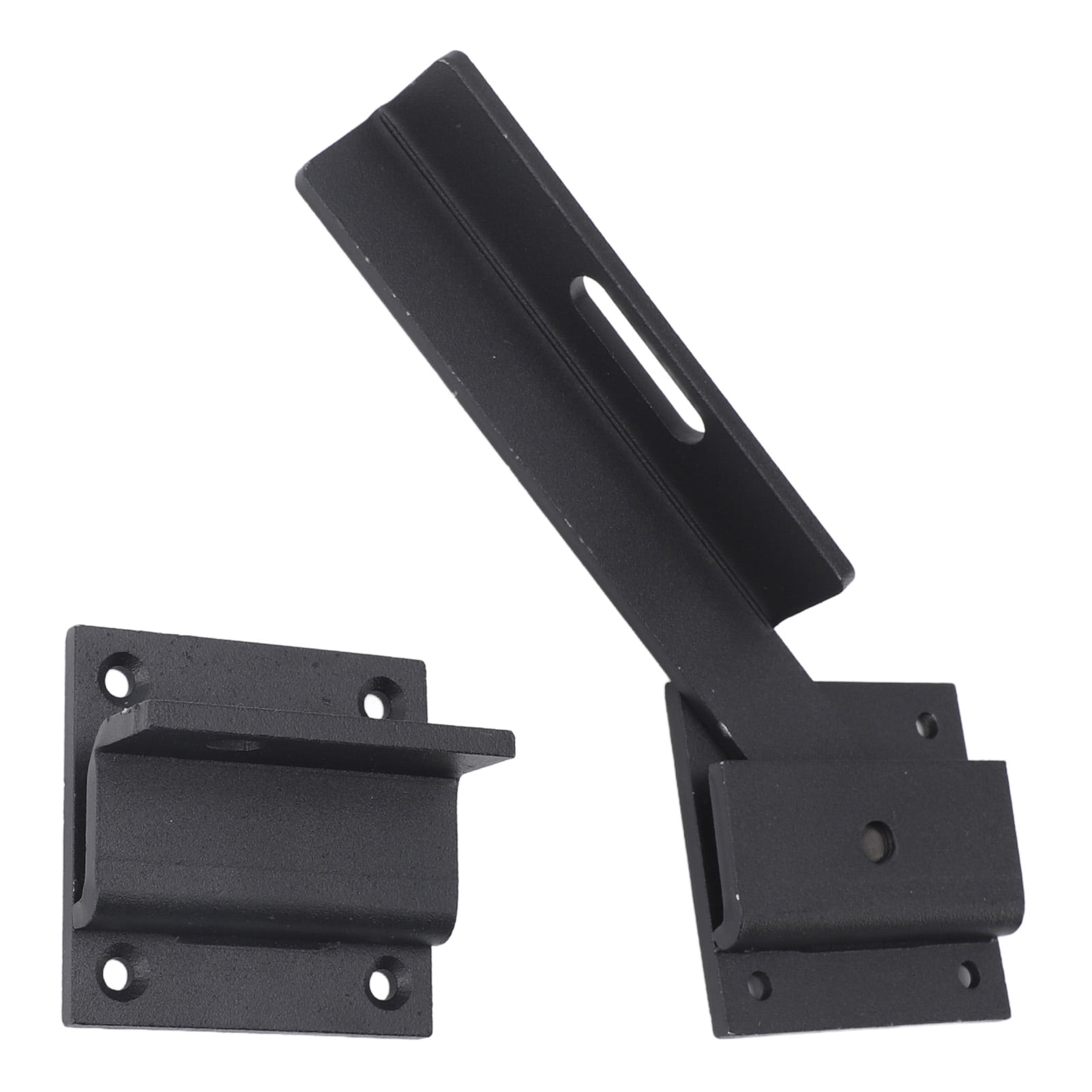 YAHHU Carbon Steel Flip Gate Latch Lock with Padlock Hole, Heavy Duty Door Latch Hardware for Outdoor Wooden Fences, Barn Doors, and Yard Gates (11.81 inches / 30.00 cm)