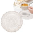 thumbnail image 2 of Tiezhimi Round Placemats, Woven Placemats Lace Cotton Yarn Non, Braided Table Mats for Dining Table Heat Resistant Non-Slip Circle Place Mats, Desktop Protective Mat, 2 of 6