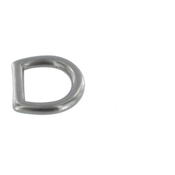 2011 Nickel Matte, D-Ring, Solid Brass-LL, Multiple Sizes
