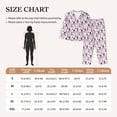 thumbnail image 4 of Vsdgher 4th Of July Pajamas Set Long Sleeve Sleepwear Womens Button Down Nightwear Pj Sets-Small, 4 of 7