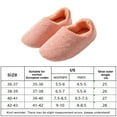 thumbnail image 2 of Pantuflas de felpa para mujer, pantuflas de felpa rizada, pantuflas sin cordones, pantuflas de casa antideslizantes para interior y exterior, 2 of 9