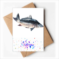 thumbnail image 1 of Ocean Fish Activity Food Art Deco Fashion Welcome Back Greeting Cards Envelopes Blank, 1 of 3