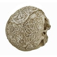 thumbnail image 4 of Celtic Owl Knotwork Human Skull Statue Pagan by Private Label, 4 of 5