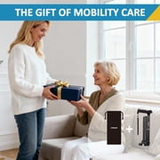 Rehand Adjustable Folding Walking Cane with T-Grip, Lightweight and Collapsible, Black