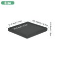 thumbnail image 2 of Uxcell Ceramic Plant Saucer, 4.9 Inch Plant Water Catcher Tray, Plant Pot Saucers for Indoor Plants [Square Black], 2 of 7