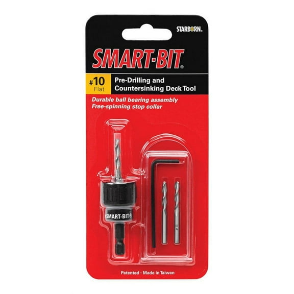 #10 Smart-Bit Pre-Drilling and Countersinking Tool for Decks and Woodworking (item # BDA146)