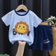thumbnail image 1 of Ropa de verano para niños, Conjunto de camiseta y pantalón para bebé, traje de manga corta de dibujos animados, conjunto de 2 piezas qym unisex, 1 of 2