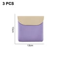 thumbnail image 2 of Bolsa de tampón Laklulu, bolsa de almacenamiento de toallas sanitarias mensual, mini bolsa de almacenamiento de cuero, 2 of 5