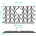 Harupink Silicone Sink Protector, HeatResistant Kitchen Sink Mat, Anti
