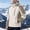 Khaki, variant on Snorda Jackets for Men Colour-Blocked Hooded Rain Jacket Waterproof Windproof Full Zip Coat with Drawstring Hood and Multi Pockets Comfy Lightweight Jacket for Fall Winter Daily Wear