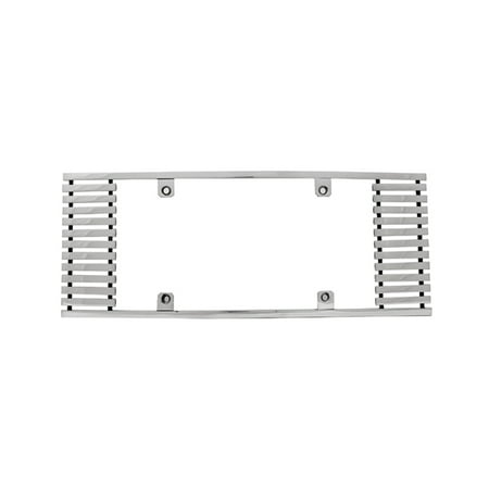 Edge Billet - IPCW CWL-822A 8mm BILLET LICENSE PLATE FRAME STRAIGHT EDGE