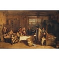 thumbnail image 2 of Sir David Wilkie 24x17 Gold Ornate Framed and Double Matted Museum Art Print Titled - Distraining for Rent, 2 of 4