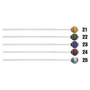 Mike Balter Pro Vibe Series Fiberglass Mallets 25 Silver Cord Jazz